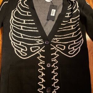 Killstar skeleton cardigan